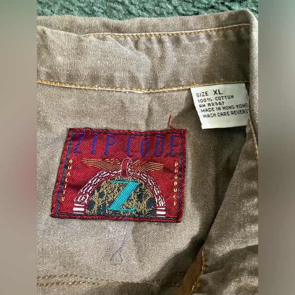 RARE Z ZIP CODE LONGSLEEVE DENIM SHIRT SIZE XL WITH MATCHING JEANS SIZE 40 - Picture 4 of 10
